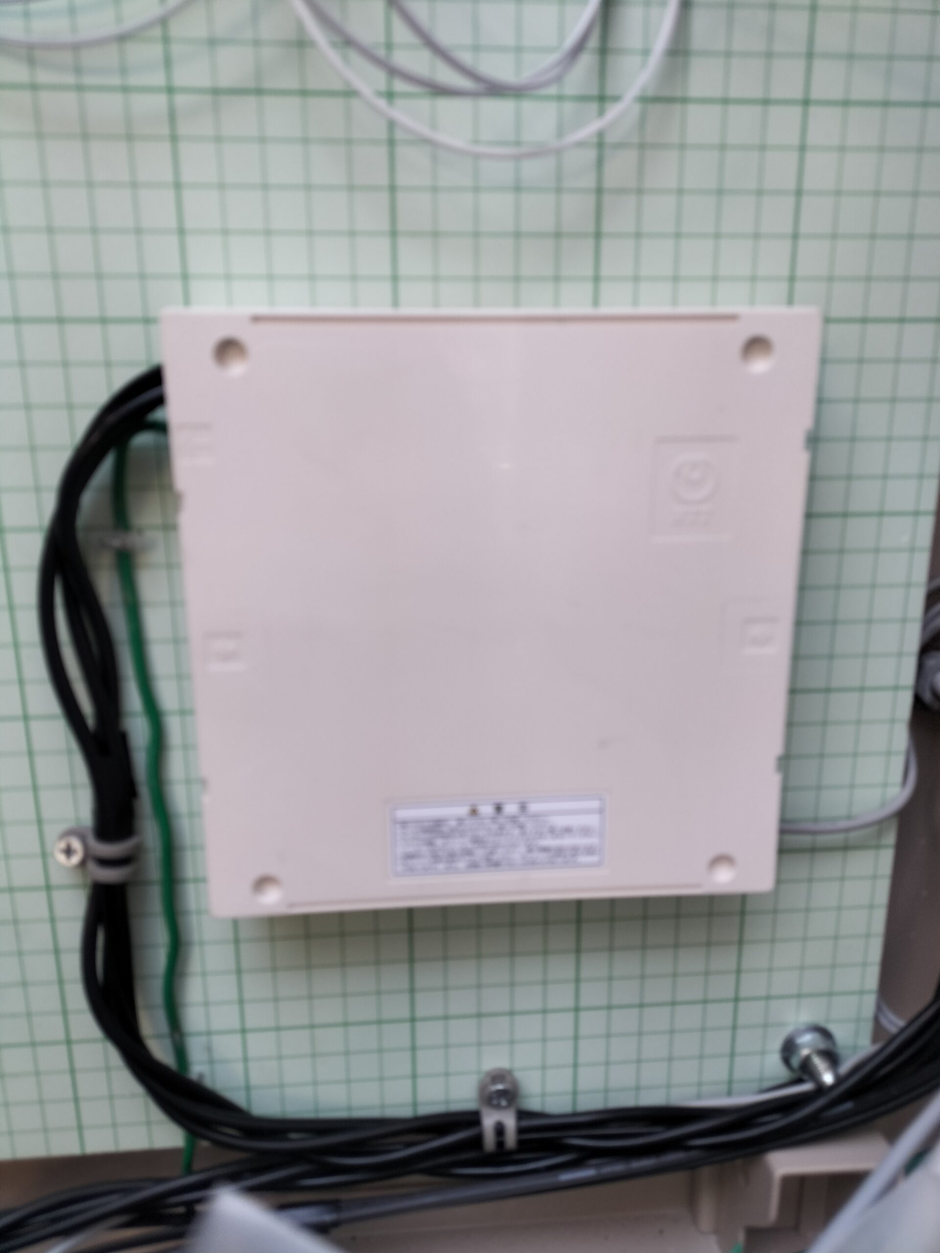マンションMDF盤内作業